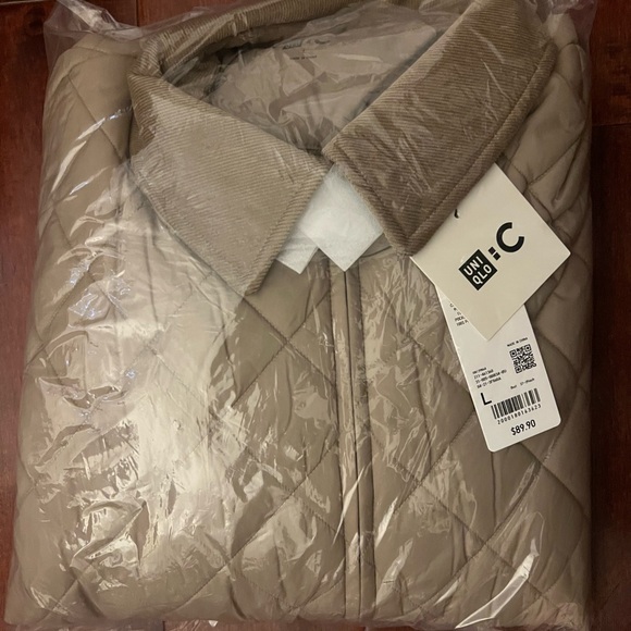 UNIQLO x CLARE WAIGHT KELLER :C Pufftech Blouson Beige Warm Padded Puffer Sz M - Picture 6 of 6